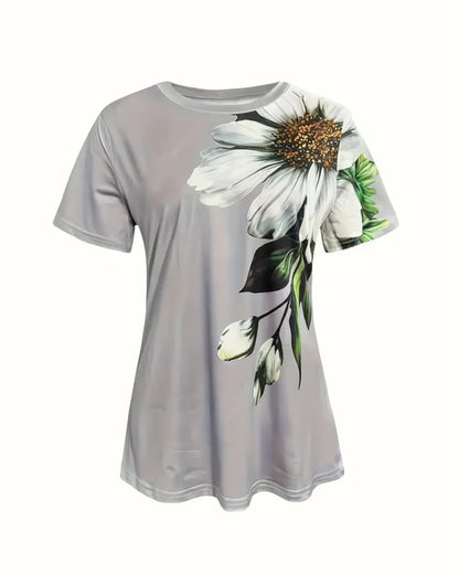 Trendig och mångsidig T-shirt med tryck